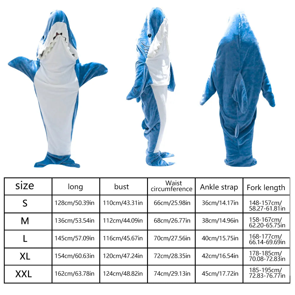 Cartoon Shark Pajamas Playsuit