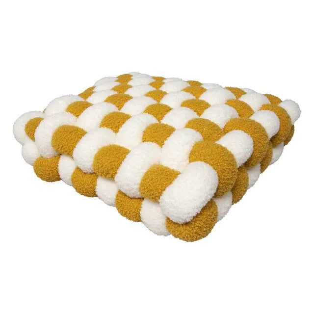 Bubble Kiss Soft Plush Knot Seat Cushion